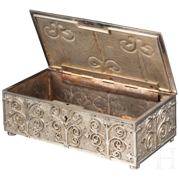A jewellery box in gothic style, Foundry Ilsenburg, circa 1860