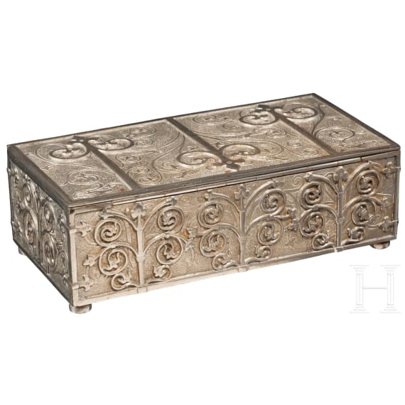 A jewellery box in gothic style, Foundry Ilsenburg, circa 1860