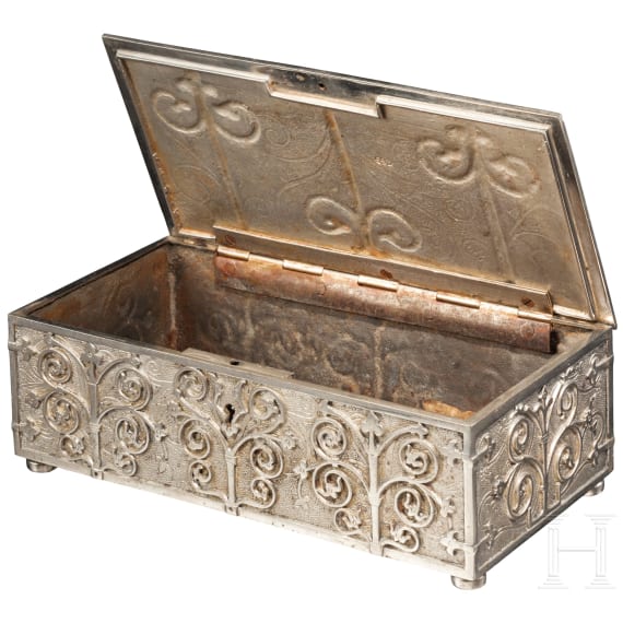 A jewellery box in gothic style, Foundry Ilsenburg, circa 1860