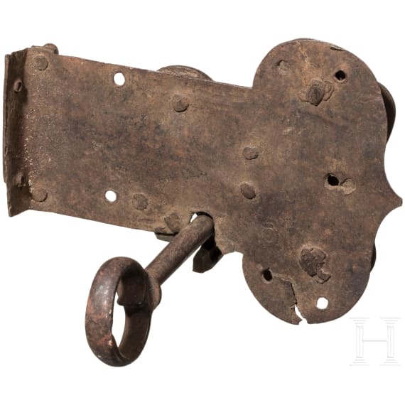 A German furniture lock from the Renaissance, circa 1600