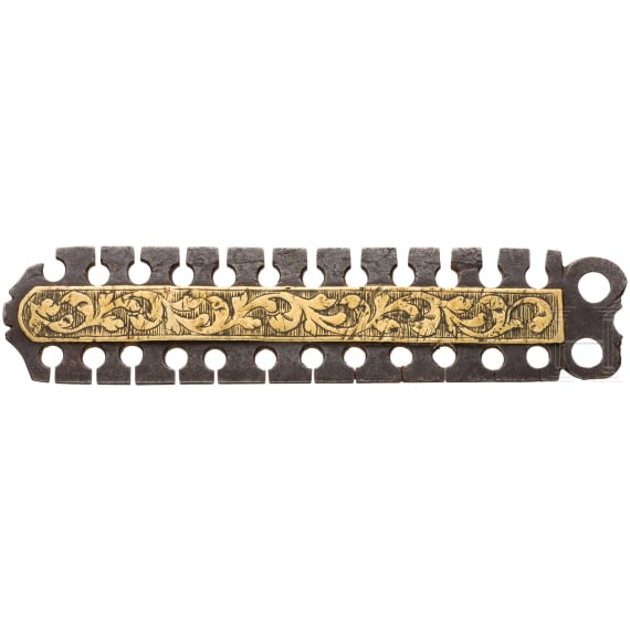 A German gauge for wire and sheet thicknesses, 17th century