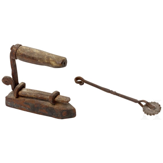 Ironing trips and wrought iron dumplings, alpine, 17th/18th century
