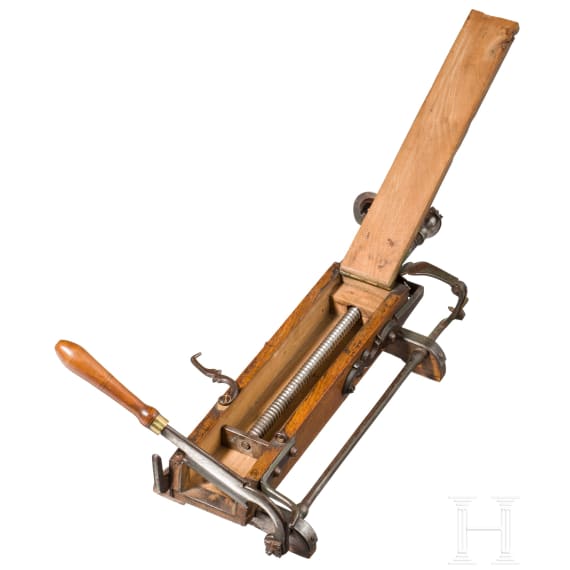 A North German/Dutch mechanical tobacco cutter, circa 1760
