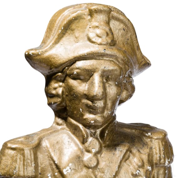 An English umbrella stand, cast iron, General Nelson, circa 1900