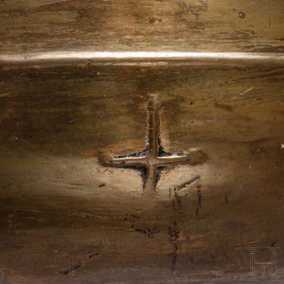 A large North German/Danish tripod skillet, 17th/18th century