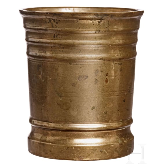 A small southern german apothecary mortar, 17th/18th century