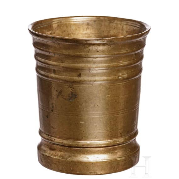 A small southern german apothecary mortar, 17th/18th century