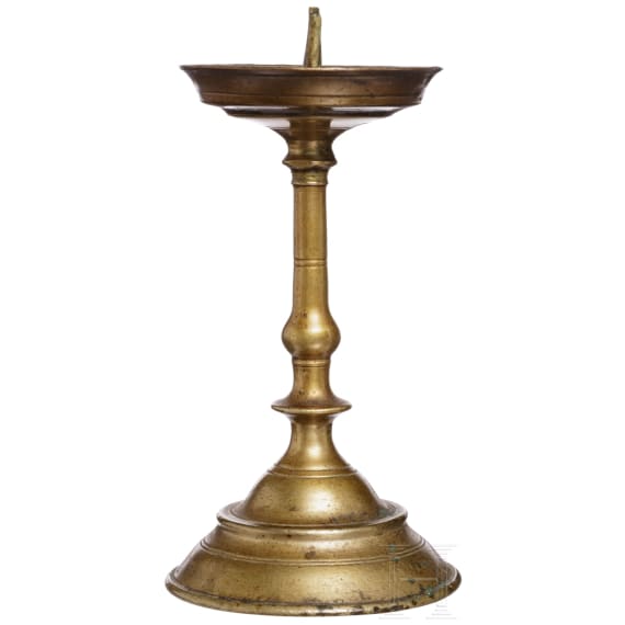 A small pricket-candlestick (Hausleuchter), Nuremberg, 16th/17th century