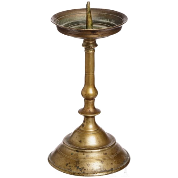 A small pricket-candlestick (Hausleuchter), Nuremberg, 16th/17th century