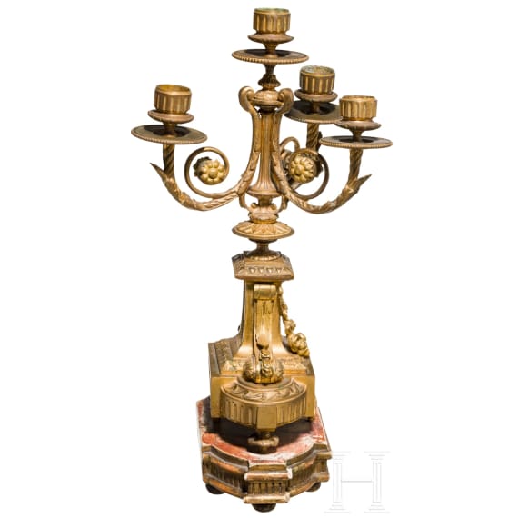 A neoclassical French Napoleon III chandelier, 19th century