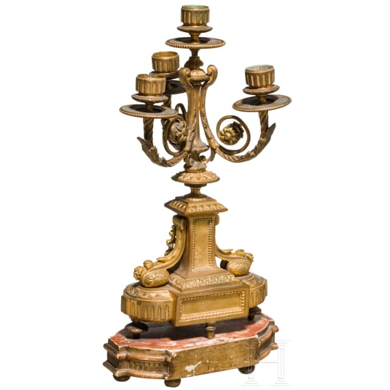 A neoclassical French Napoleon III chandelier, 19th century