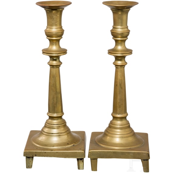 A pair of candlesticks, Greece, 19th century