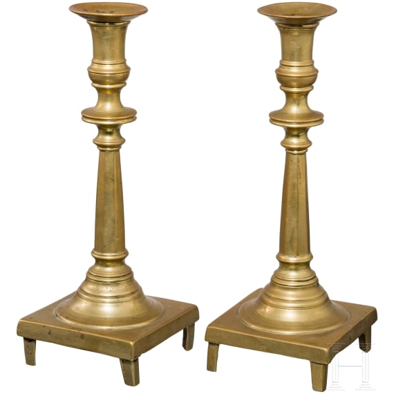 A pair of candlesticks, Greece, 19th century