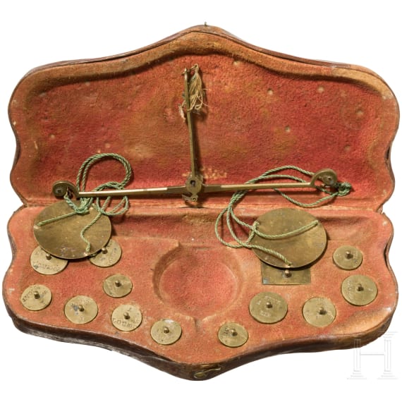 A German coin scale, Nuremberg, circa 1770