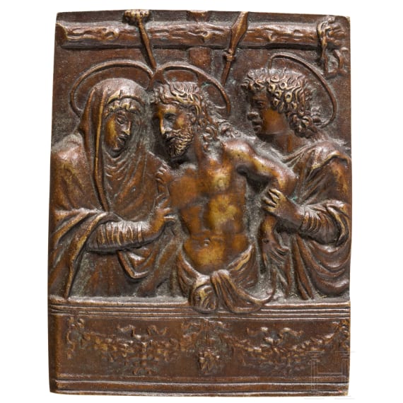 A Flemish bronze plaque, 16th century or later