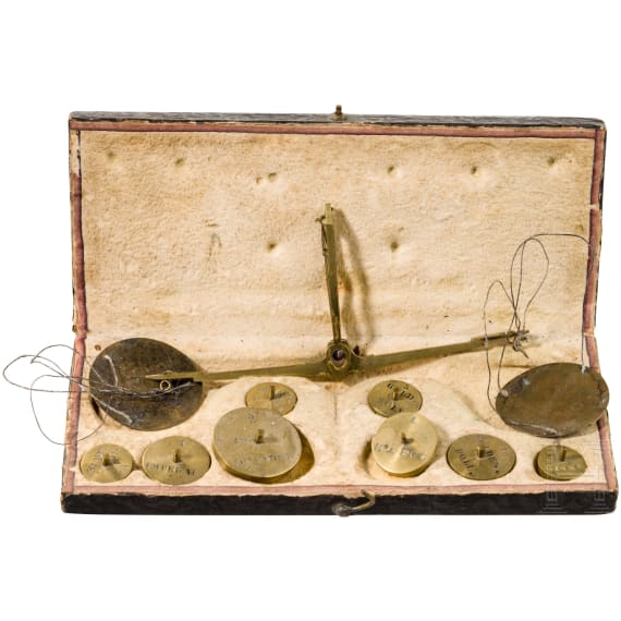 A French coin scale, around 1800