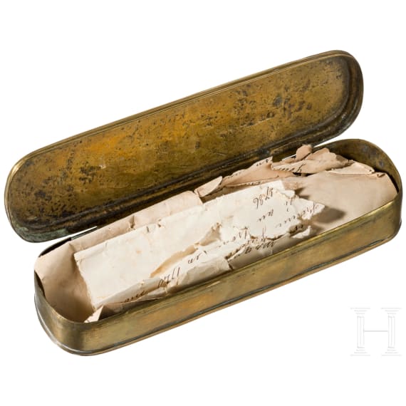 A fine tobacco box with Frederick the Great, Iserlohn, 18th century