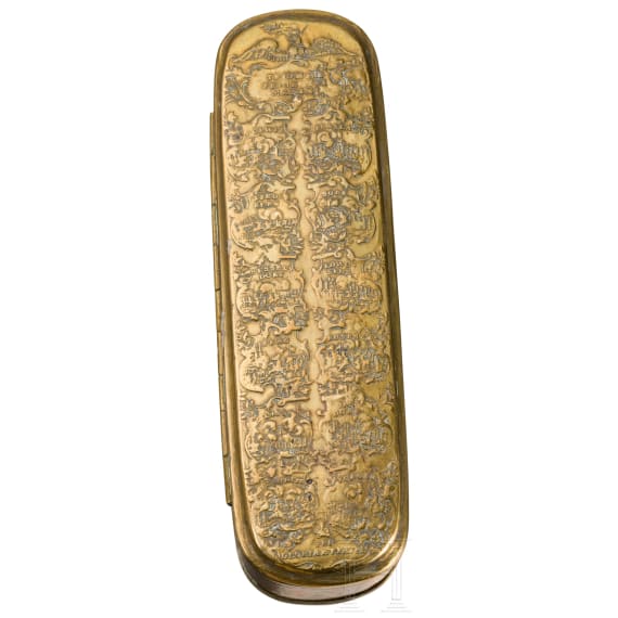 A fine tobacco box with Frederick the Great, Iserlohn, 18th century