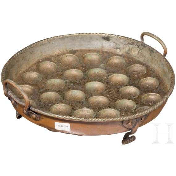 A South German copper pan, 18th century
