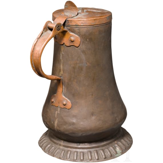 A can of a South German guild of the nail smiths, dated 1838