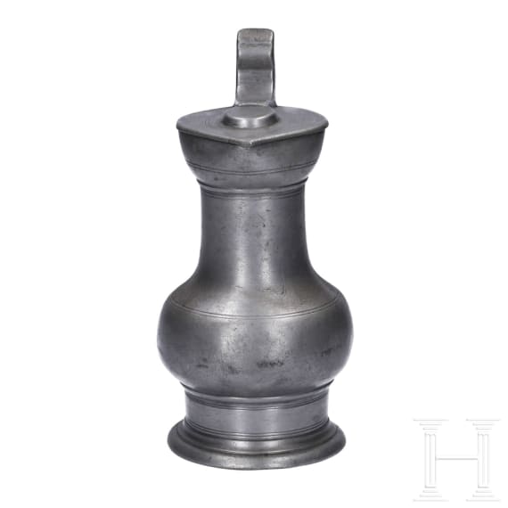 A small pewter flagon from Cologne, first half of the 18th century