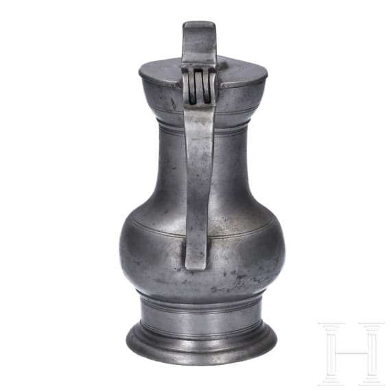 A small pewter flagon from Cologne, first half of the 18th century