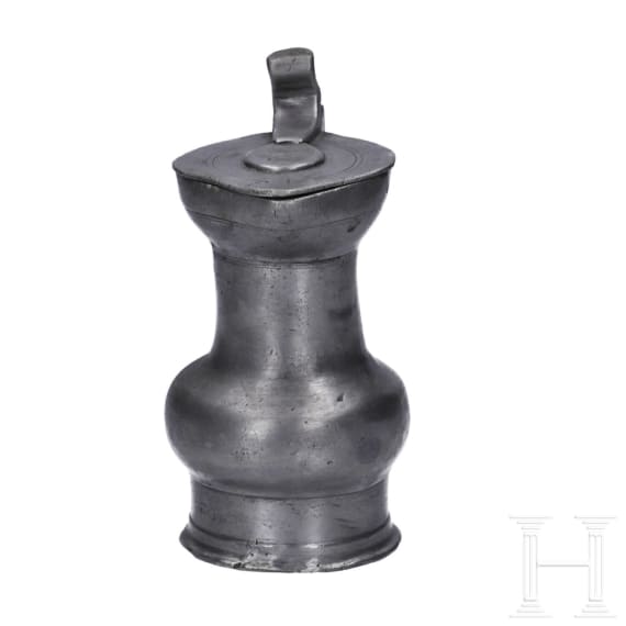 A small pewter flagon from Cologne, first half of the 18th century