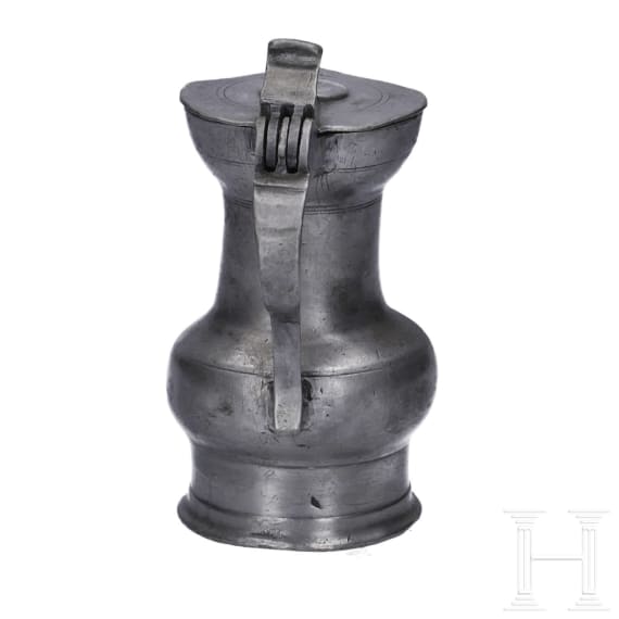 A small pewter flagon from Cologne, first half of the 18th century