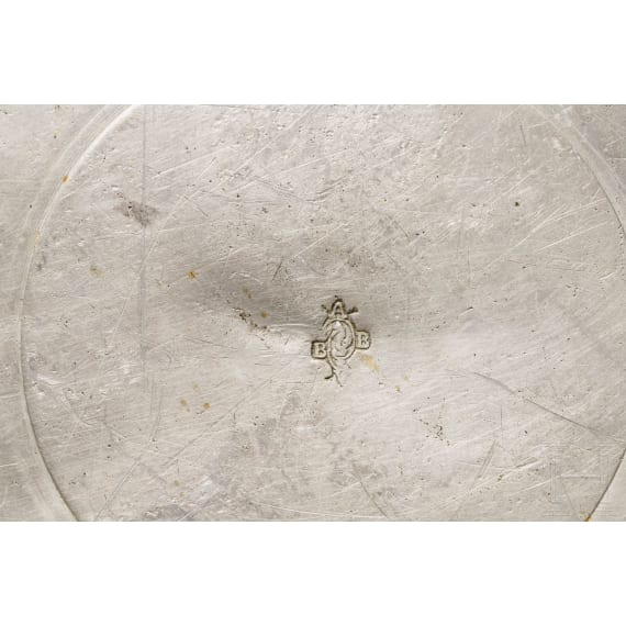 Four tin plates, Germany, 2nd half of the 18th century