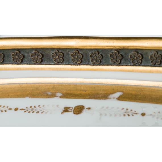 Five pieces of porcelain in classicistic style, 19th/20th century