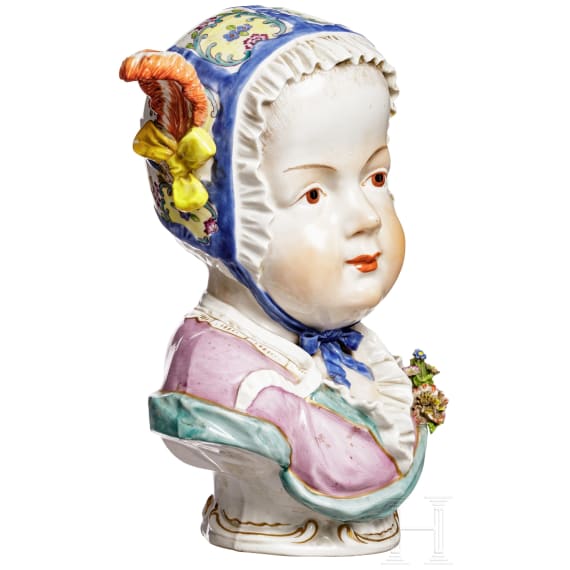 A German or Austrian bust of a Bourbon prince, 19th/20th century