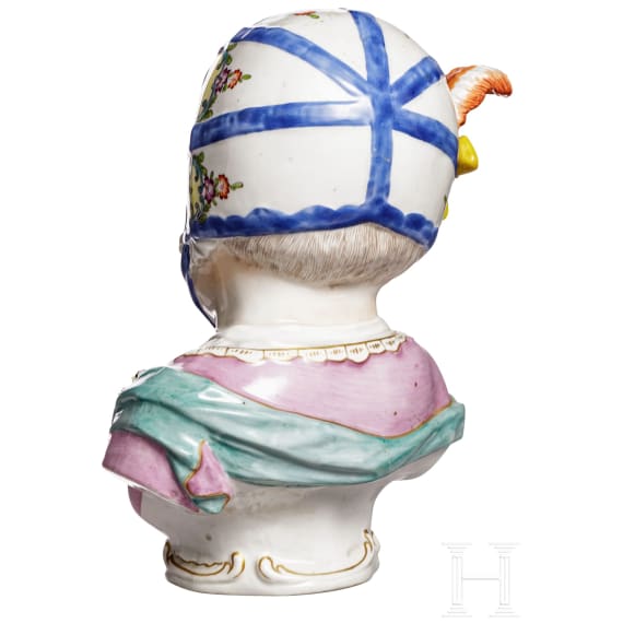 A German or Austrian bust of a Bourbon prince, 19th/20th century