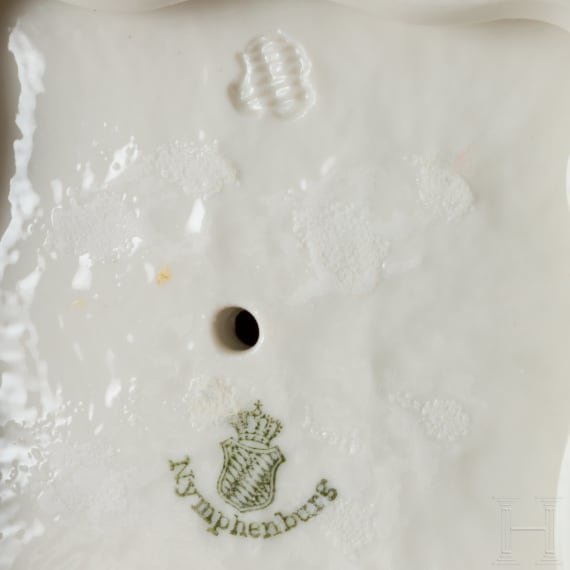 Four porcelain cypresses, Nymphenburg, 20th century