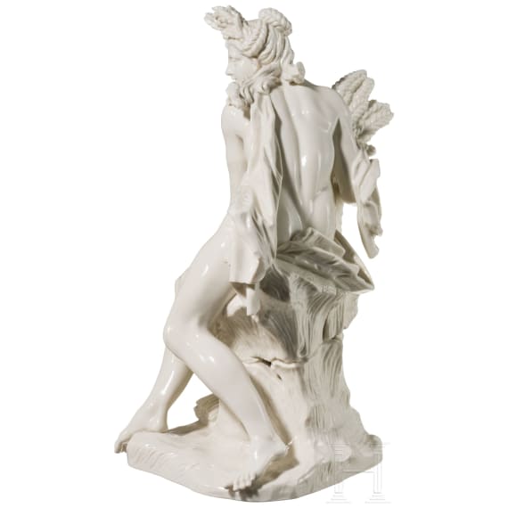 An extraordinarily large sculpture of a Ceres modelled after a design by Dominikus Auliczek (1734 - 1804), Nymphenburg