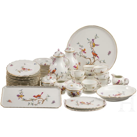 A Nymphenburg coffee set, circa 1960