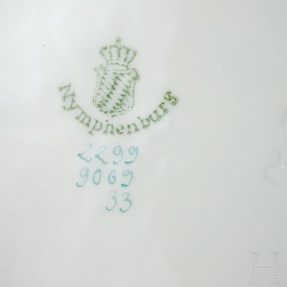 A Nymphenburg coffee set, circa 1960