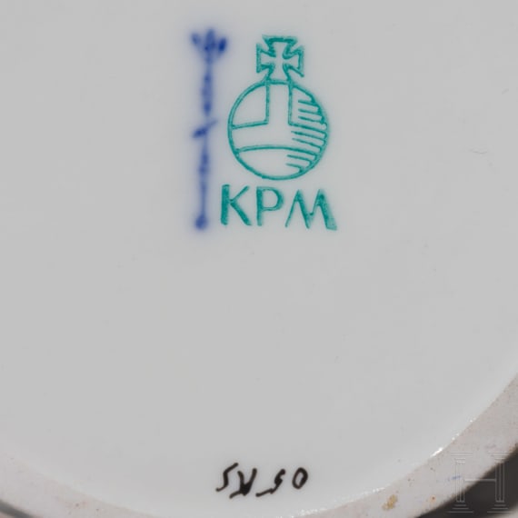 A collection of KPM porcelain, 20th century