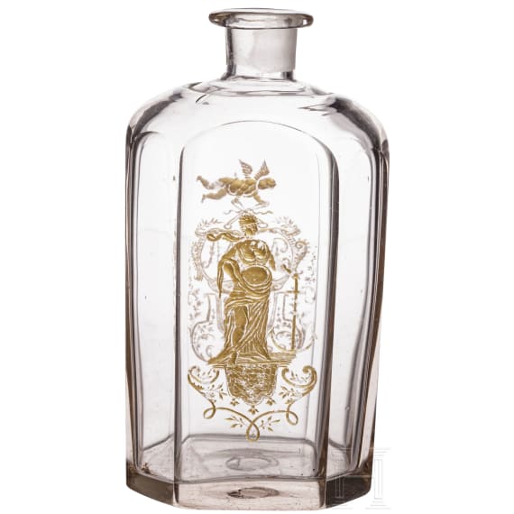 A German spirit bottle, mid 18th century