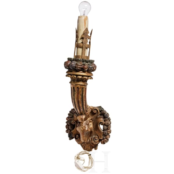 A German Baroque sconce, 1st half of the 18th century