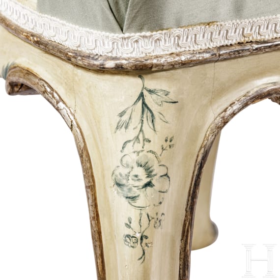A pair of remarkable Italian Rococo fauteuils for children, 18th century