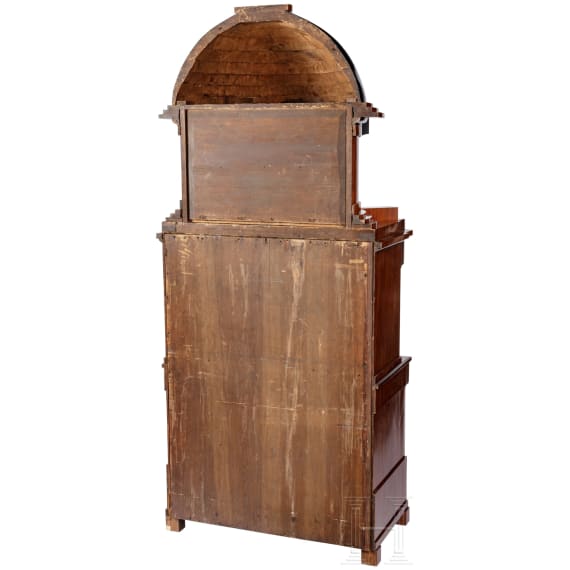 An impressive neo-classical secretary with dome structure, Flensburg, circa 1820