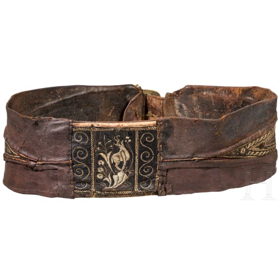 The embroidered southern German/Austrian belts, 1st half of the 19th century