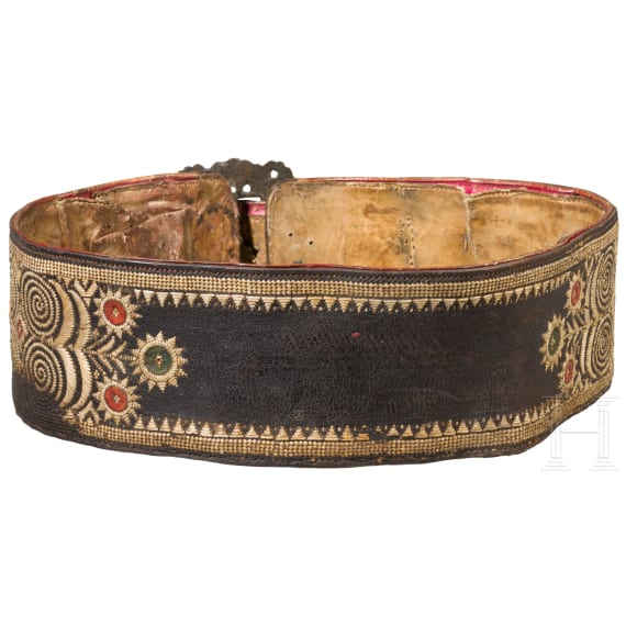 The embroidered southern German/Austrian belts, 1st half of the 19th century