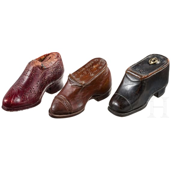 An unusual collection of miniature shoes from the 18th to the 20th century