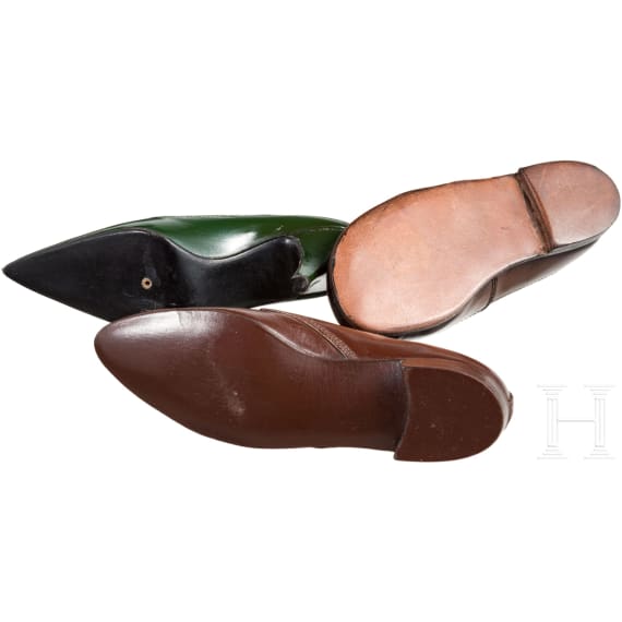 An unusual collection of miniature shoes from the 18th to the 20th century