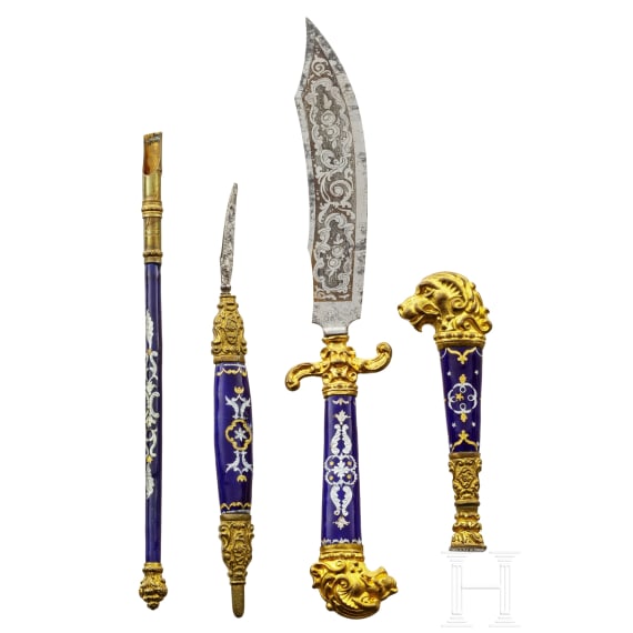 A French writing set, circa 1860