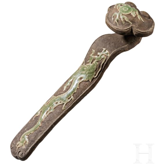 A Japanese Ruyi sceptre, circa 1800
