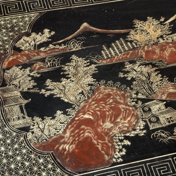 A pair of two Japanese side tables, Meiji-/Showa-period