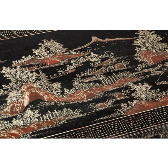 A pair of two Japanese side tables, Meiji-/Showa-period
