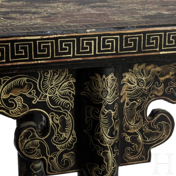A pair of two Japanese side tables, Meiji-/Showa-period